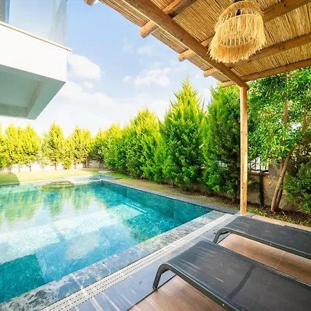 Casa Oliva 3 With Sauna Jakuzzi Pool & Bbq Fethiye